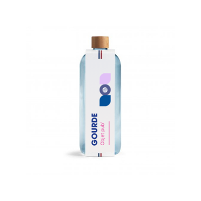 Gourde transparente, PET recyclé ♻️