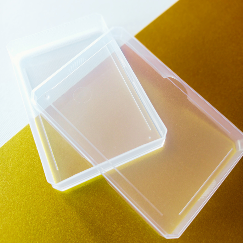 Boîtes à Cartes Transparentes – Lot De 2, Dimensions 9,2 X 6,2 X 2,2 Cm, Rangement Cartes De Jeu