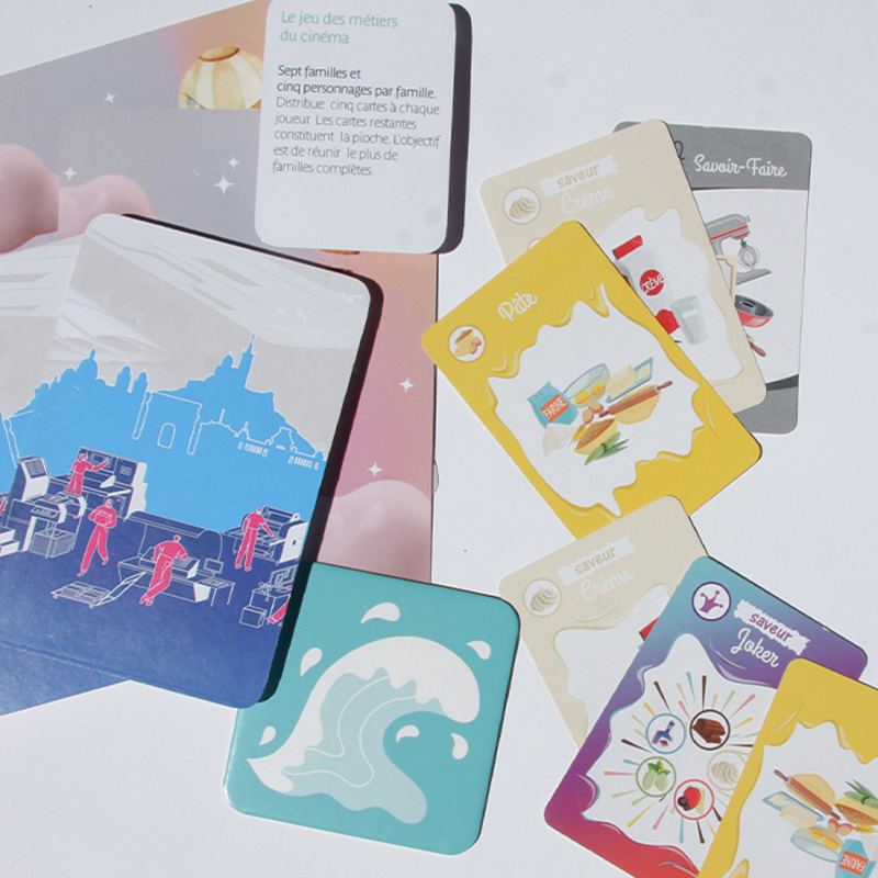 Kit Création Cartes Personnalisées - 50 Cartes + 52 Étiquettes à Gratter - Cadeau Unique