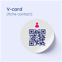 Mon QR code, v-card
