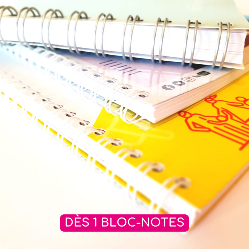 Bloc-note A4 personnalisé, Personnalisez vos blocs notes A4