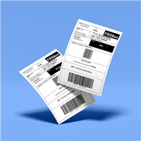 Étiquettes papier, avec refente au dos