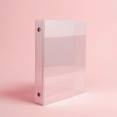 Classeurs en polypropylène transparent