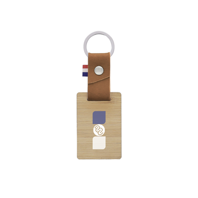 Porte-clés, bambou et fibre végétale 🌱